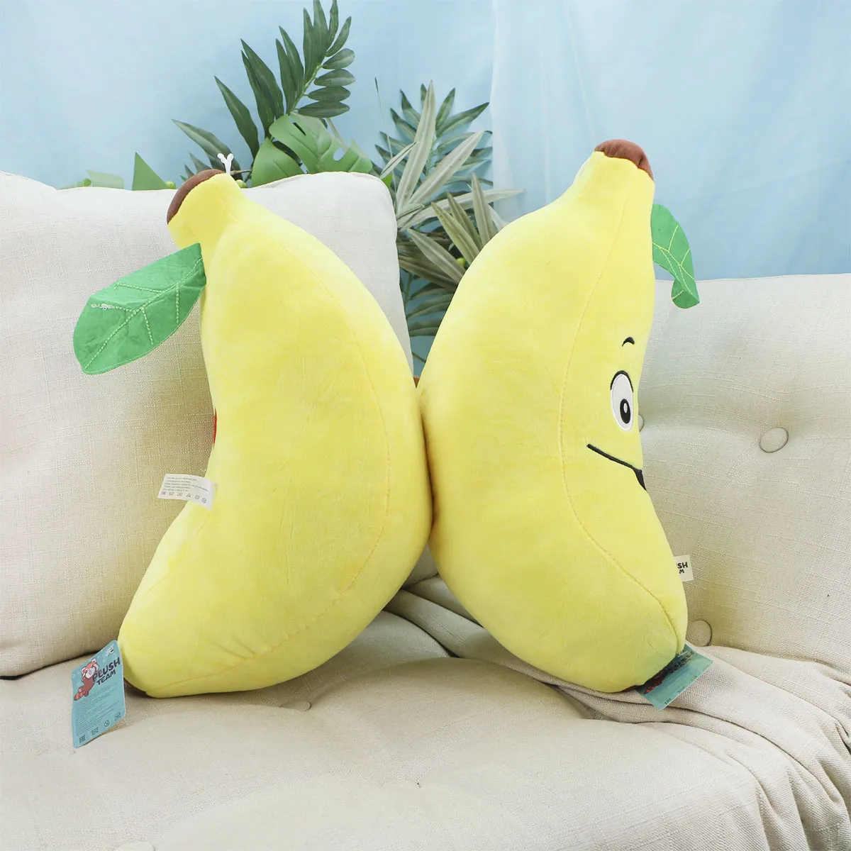 Банан смайлик в ассортименте, 45 см от plush.team