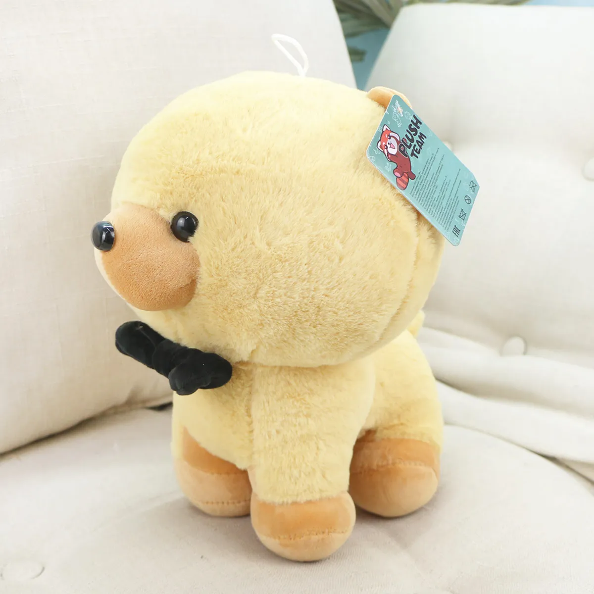 Собака Шпиц с бабочкой, 27 см от plush.team