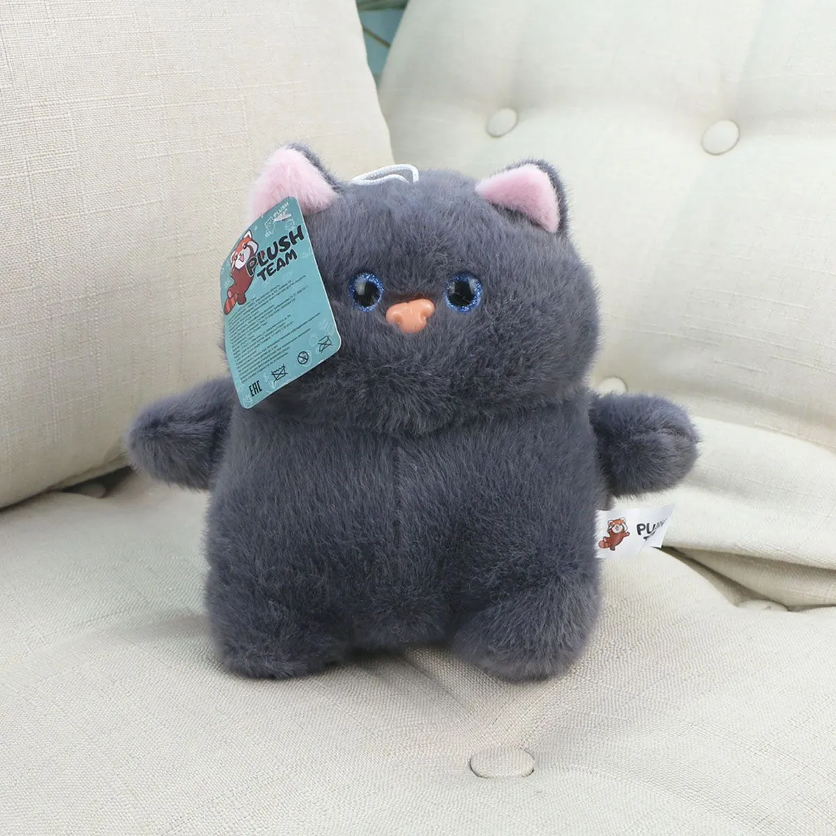 Котик упитанный, 18 см от plush.team