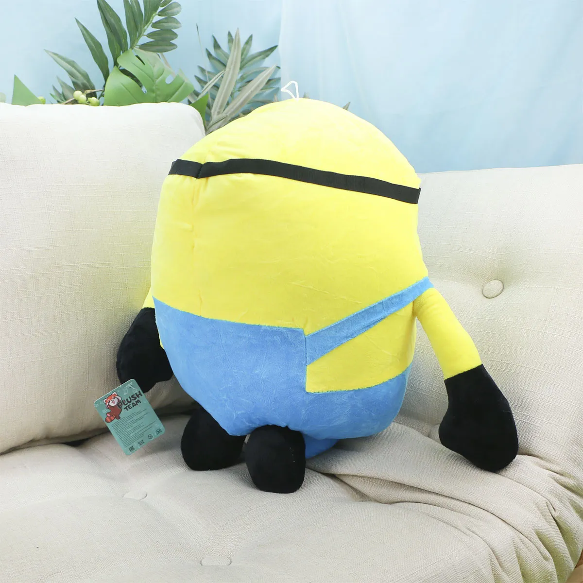 Желтый рабочий гладкий Бо, 41 см от plush.team