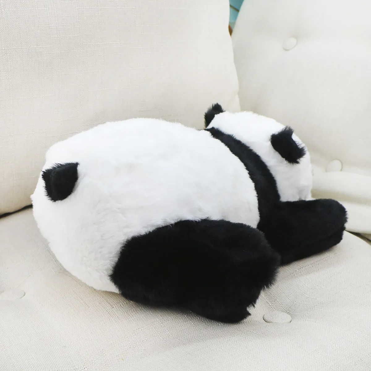 Панда лежачая стесняшка, 30 см от plush.team