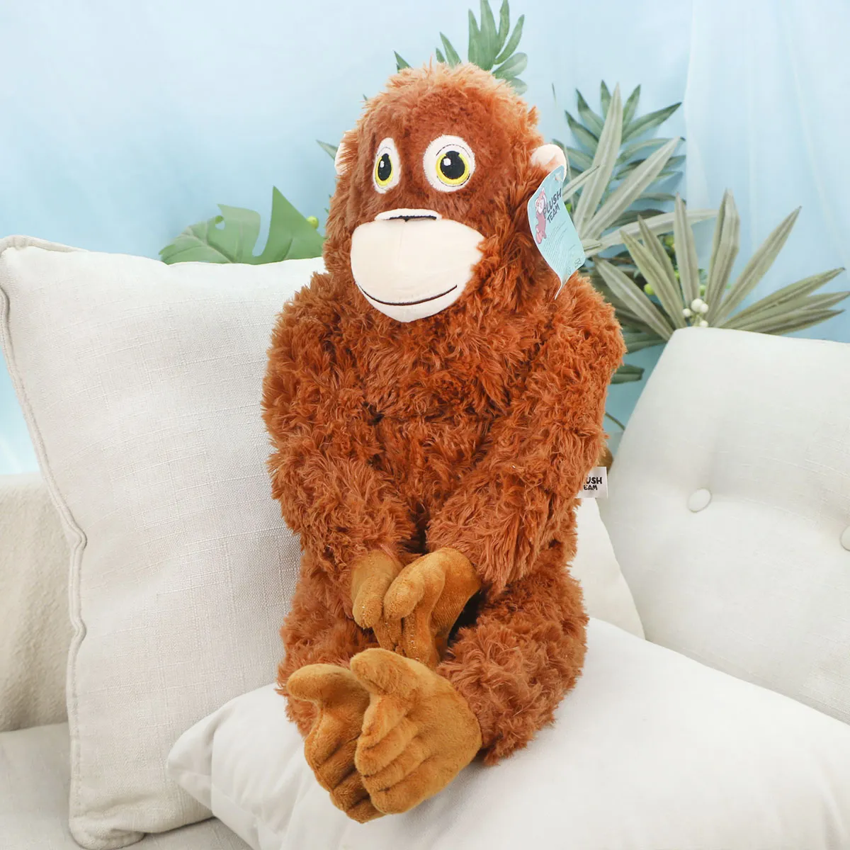 Обезьяна плюшевая, 55 см от plush.team