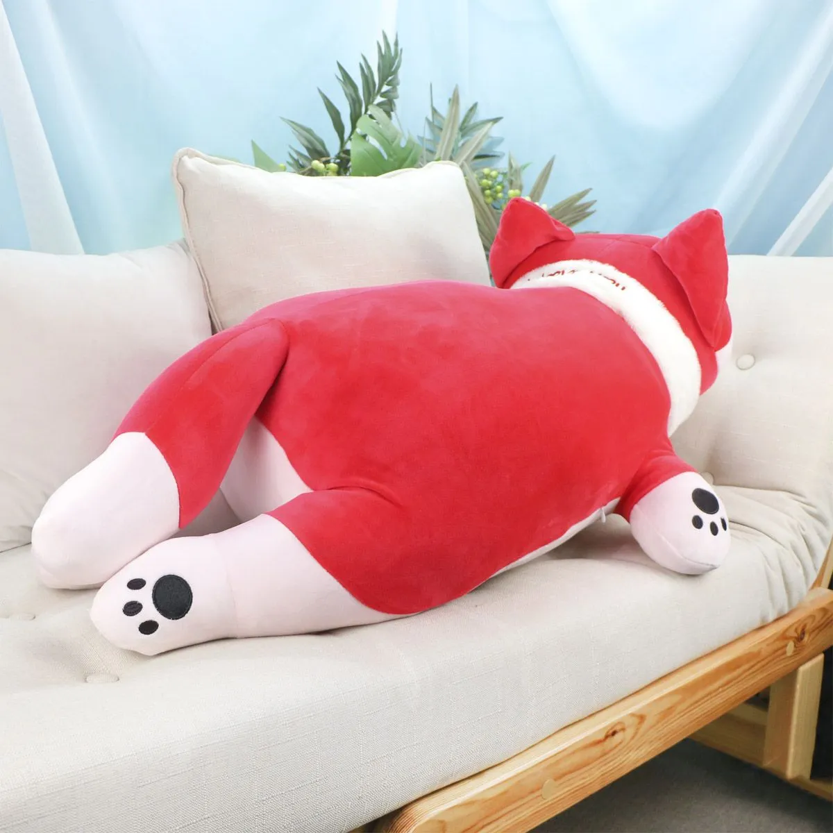 Лиса красная спящая, 95 см от plush.team