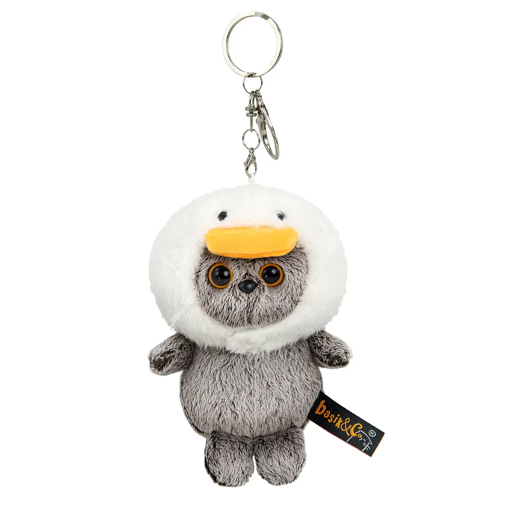 фото игрушки Кот Басик "Гусик", игрушка с кольцом, 11 см Kta-005