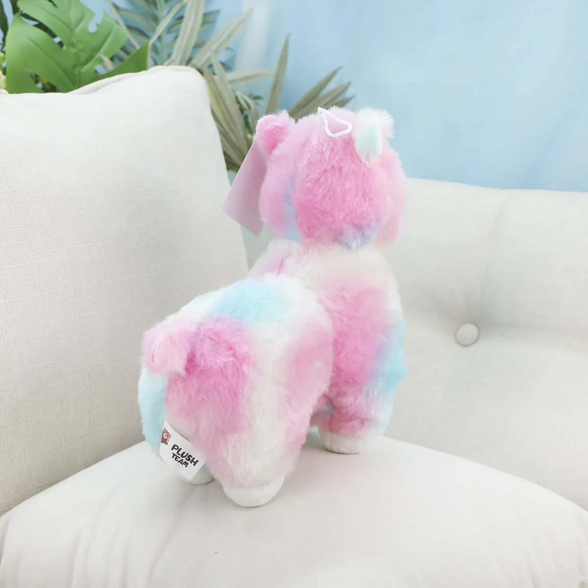 Цветная альпака, 24 см от plush.team
