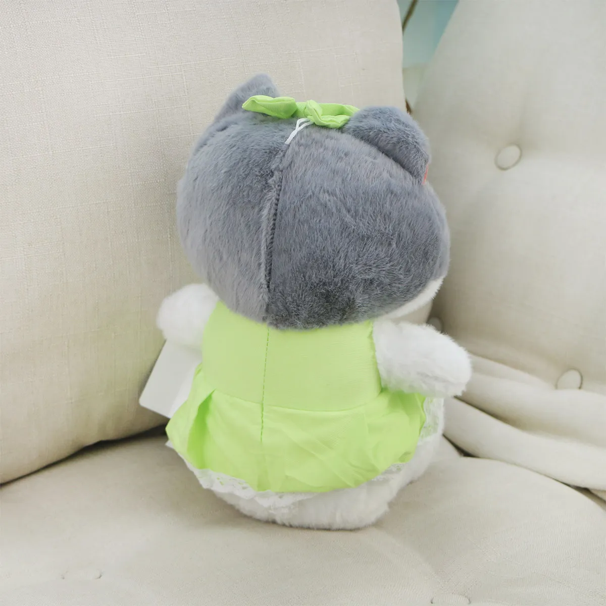Мягкая игрушка, Кошка Камила в платье, 30 см., 3+ от plush.team