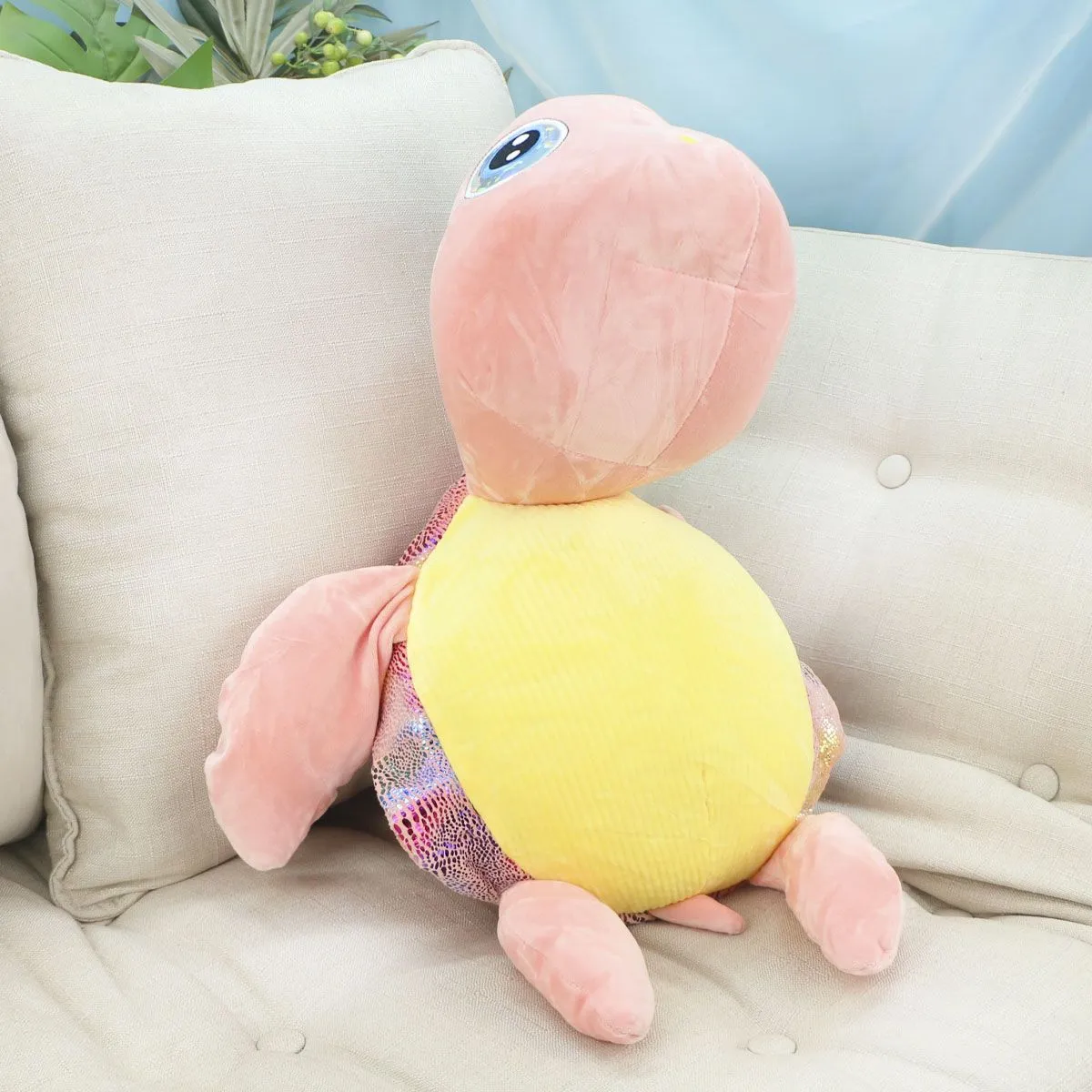 Черепашка с блестящим панцирем в ассортименте, 50 см от plush.team