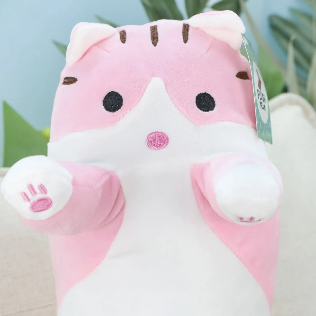 Котик стоячий длинный, 65 см (Розовый) от plush.team