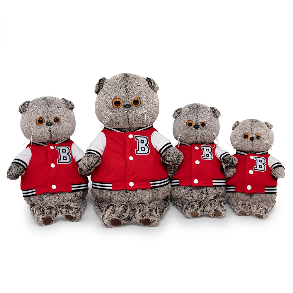 Игрушка Кот Басик в клубной куртке от plush.team
