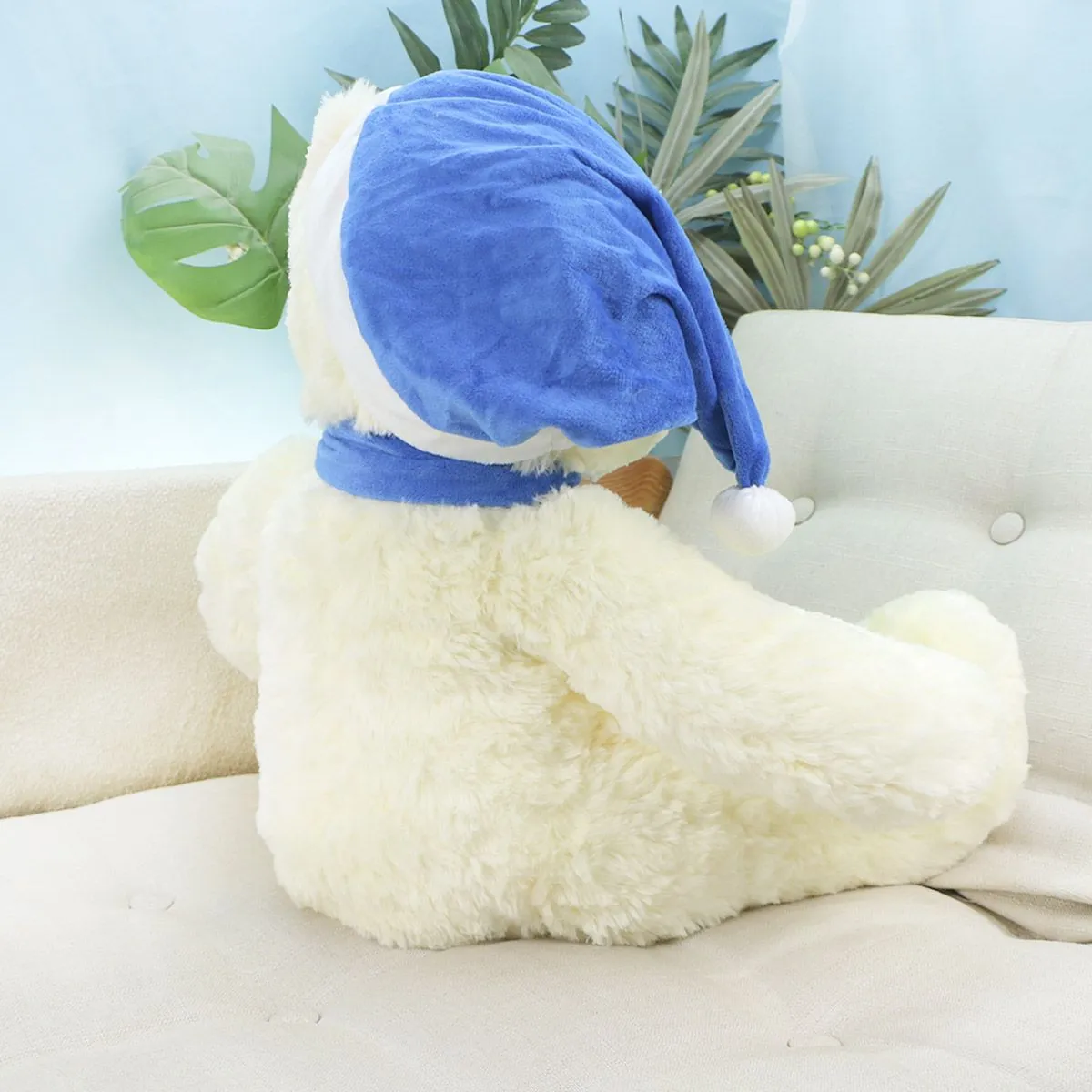 Медведь Виктор в шарфе и шапке, 45(55) см от plush.team