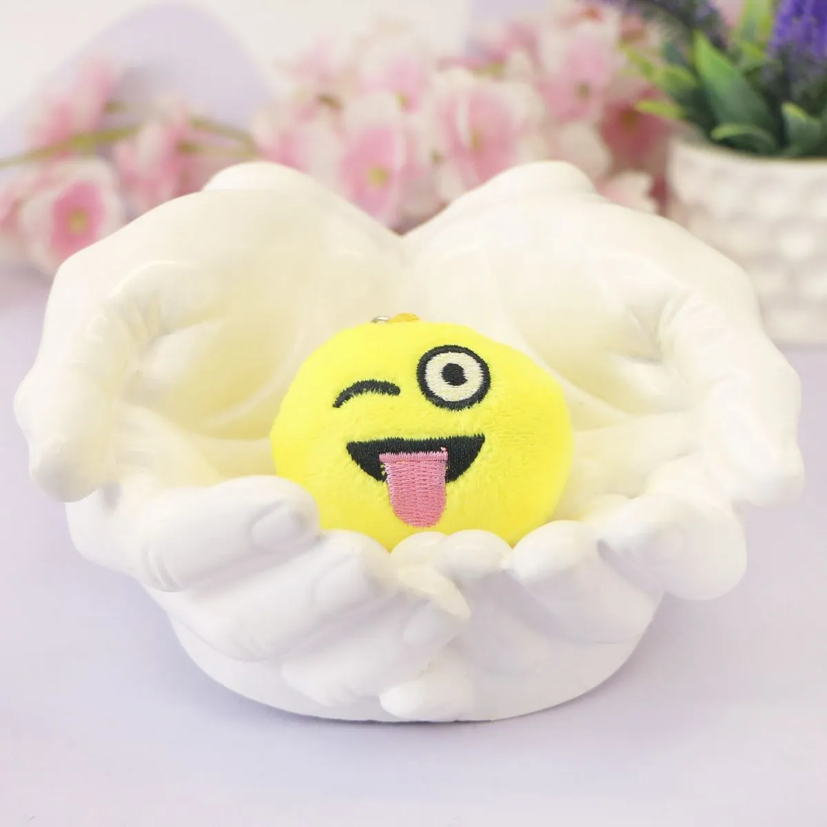 Брелок мягкий Смайлик в ассортименте, 4 см от plush.team