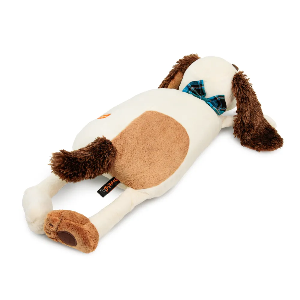 фото игрушки Игрушка Собака Бартоломей с бантом (лежачий) Bartp47-057