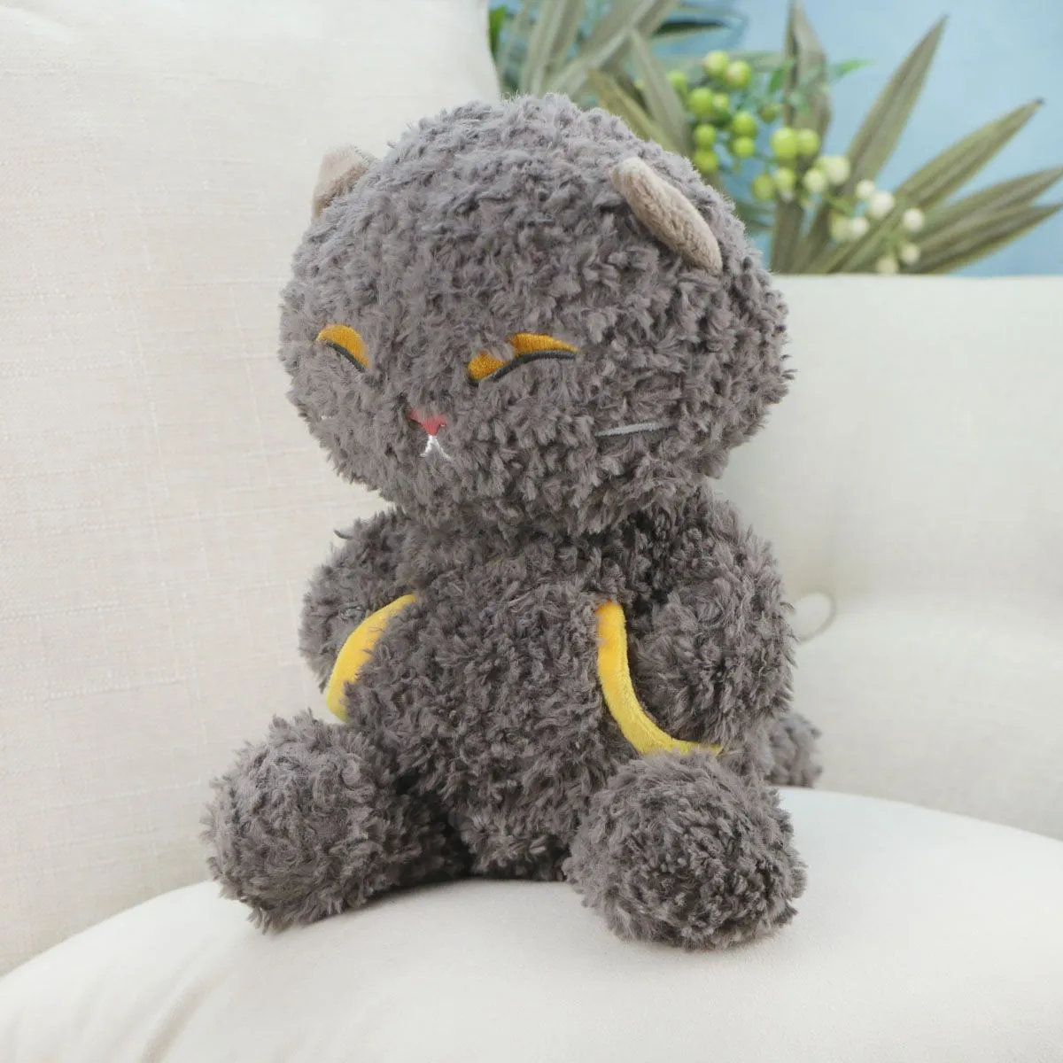 Кот перевертыш с карманом в ассортименте, 28 см от plush.team
