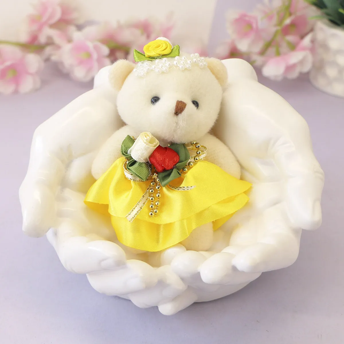 Мишка в юбке, 10 см от plush.team