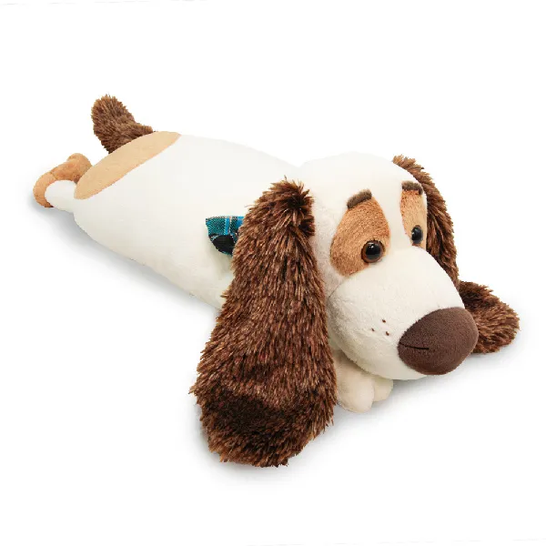 фото игрушки Игрушка Собака Бартоломей с бантом (лежачий) Bartp47-057
