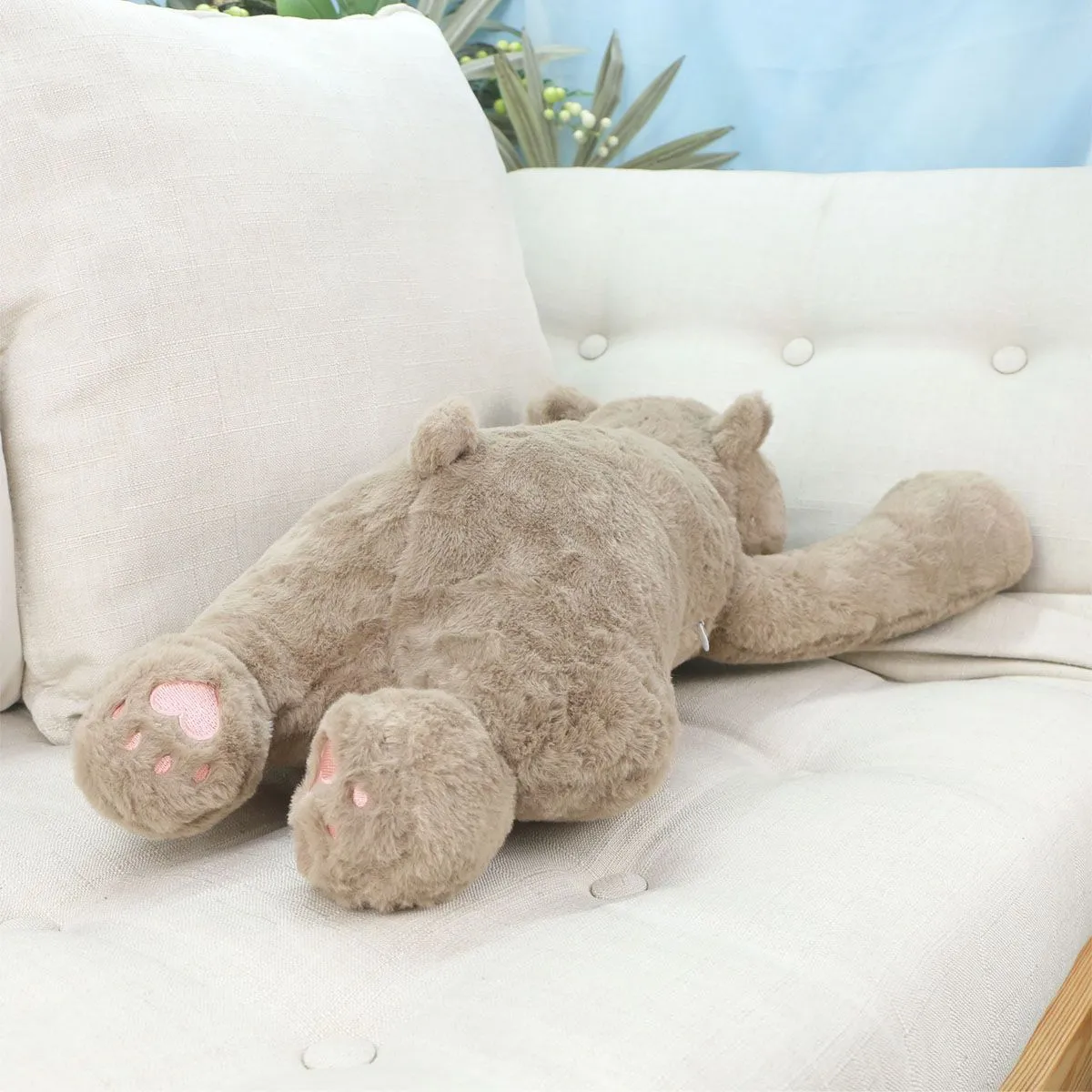Мишка лежачий, 60 см (Коричневый) от plush.team