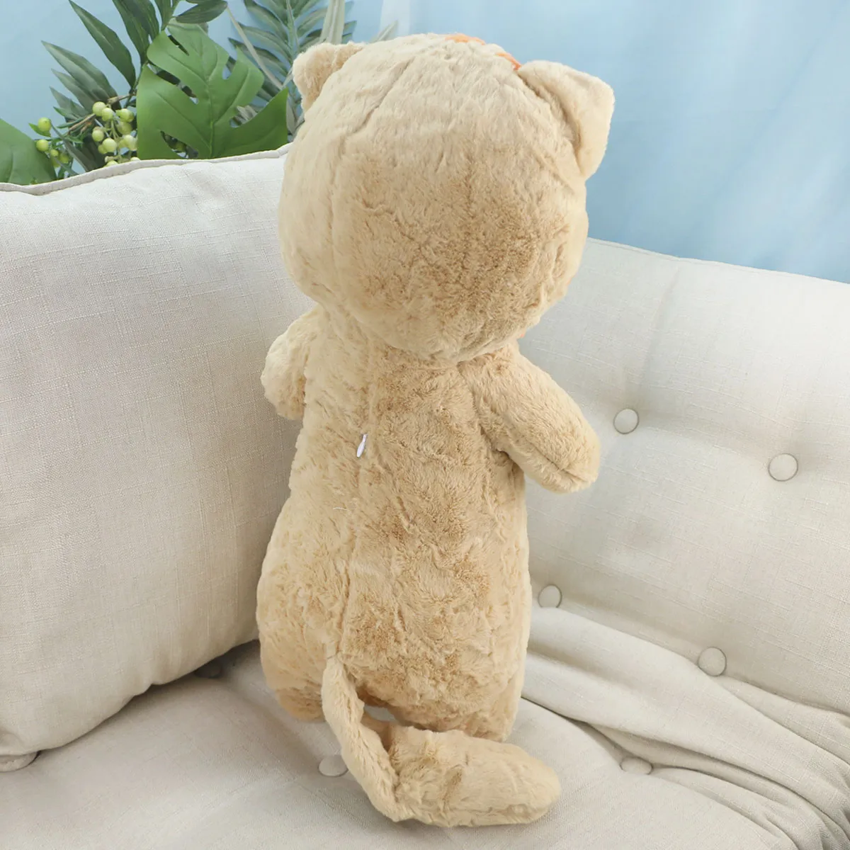 Мягкая игрушка, Кот Молчун, 55 см., (Персиковый), 3+ от plush.team