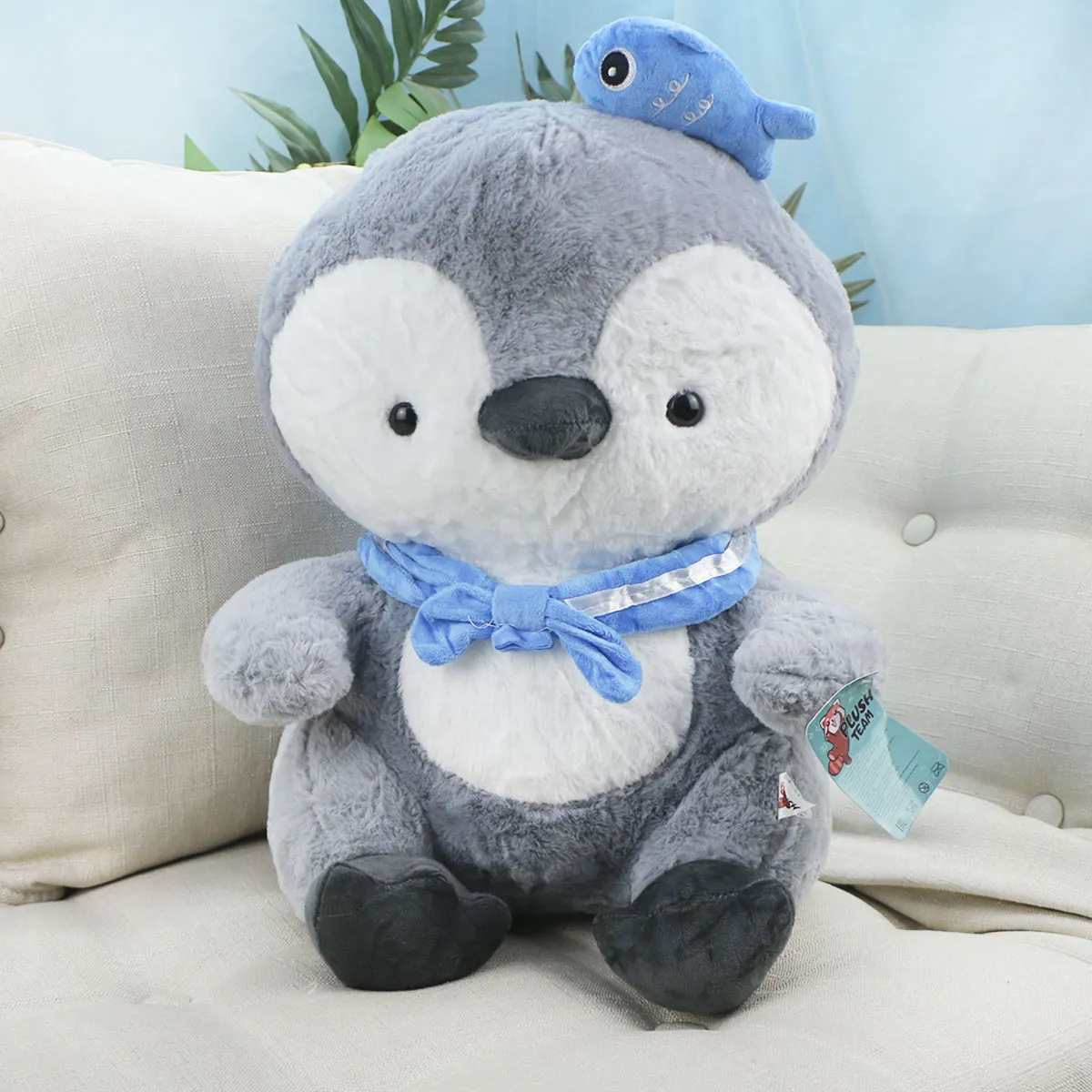Пингвин моряк, 40 см от plush.team