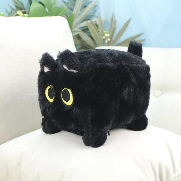 фото игрушки Кот Молчун кубышка, 15х18 см (Черный)