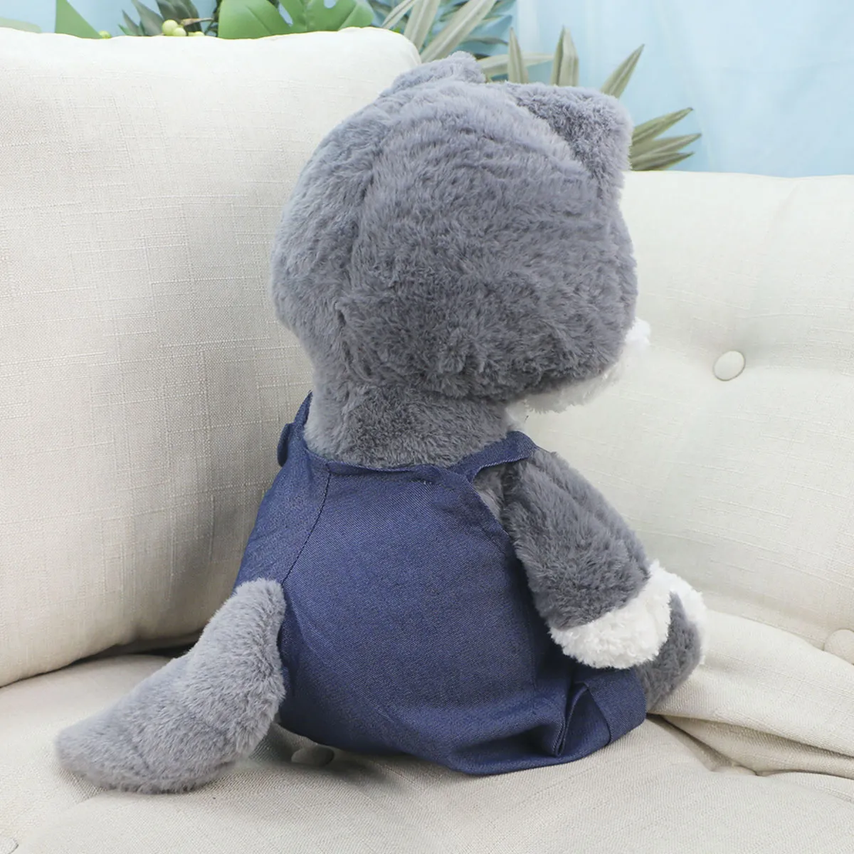 Собака хаски в комбинезоне, 50 см от plush.team