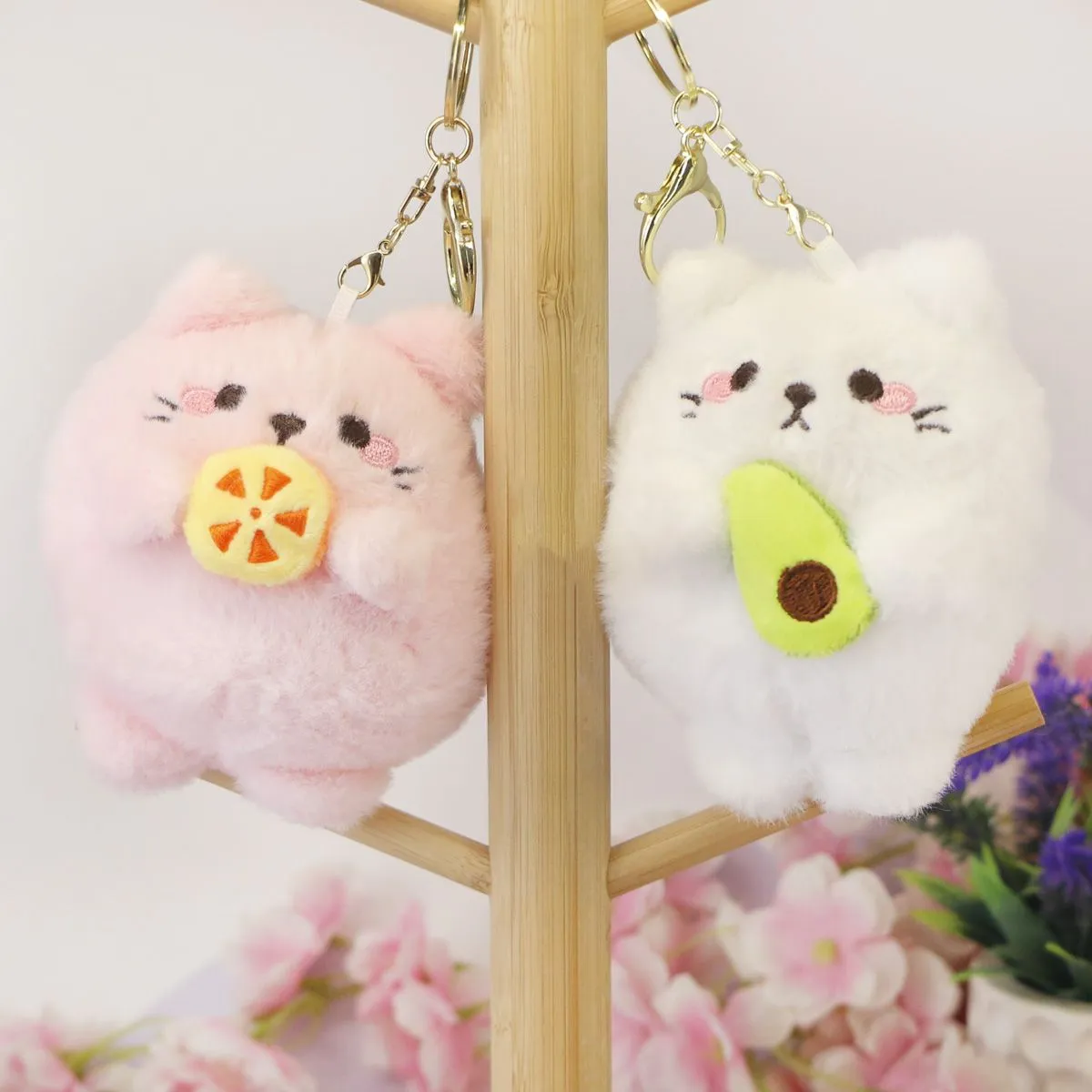 Брелок мягкий пухлый котик в ассортименте, 10 см от plush.team