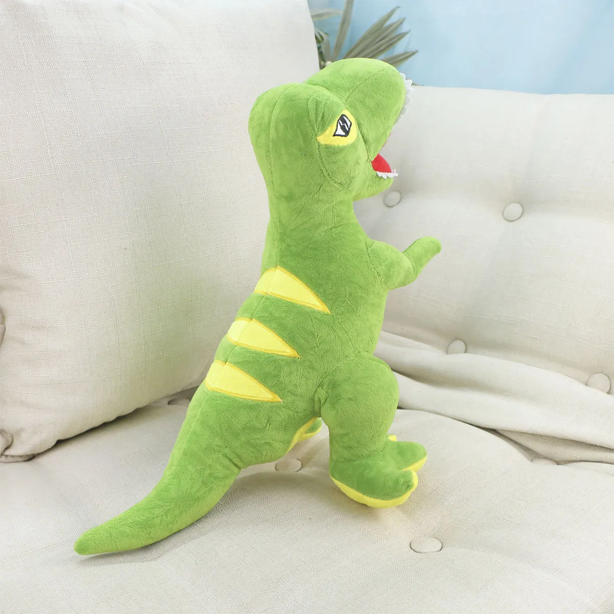 Мягкая игрушка, Динозавр Ти Рекс, 35 см., (Зеленый), 3+ от plush.team