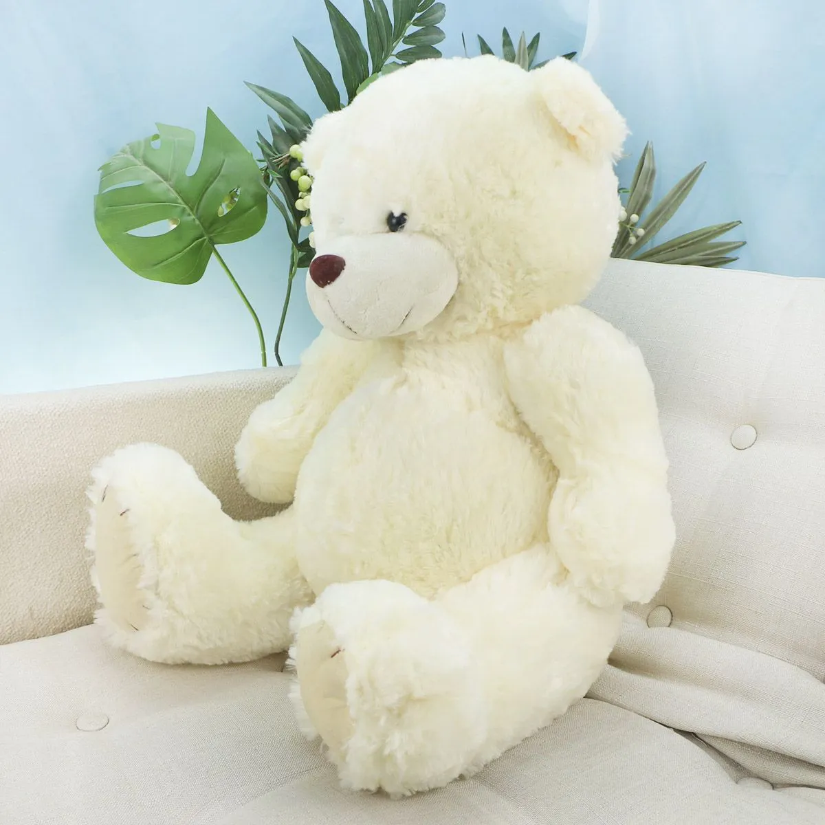 Медведь Ростислав, 50(55) см (Молочный) от plush.team