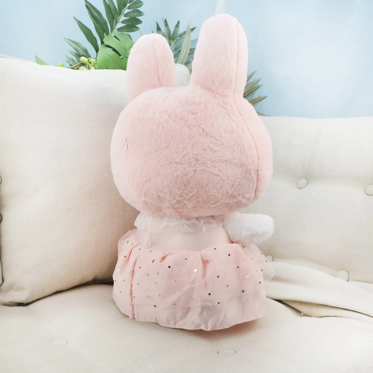 Кошка Привет в розовом платье, 48 см от plush.team