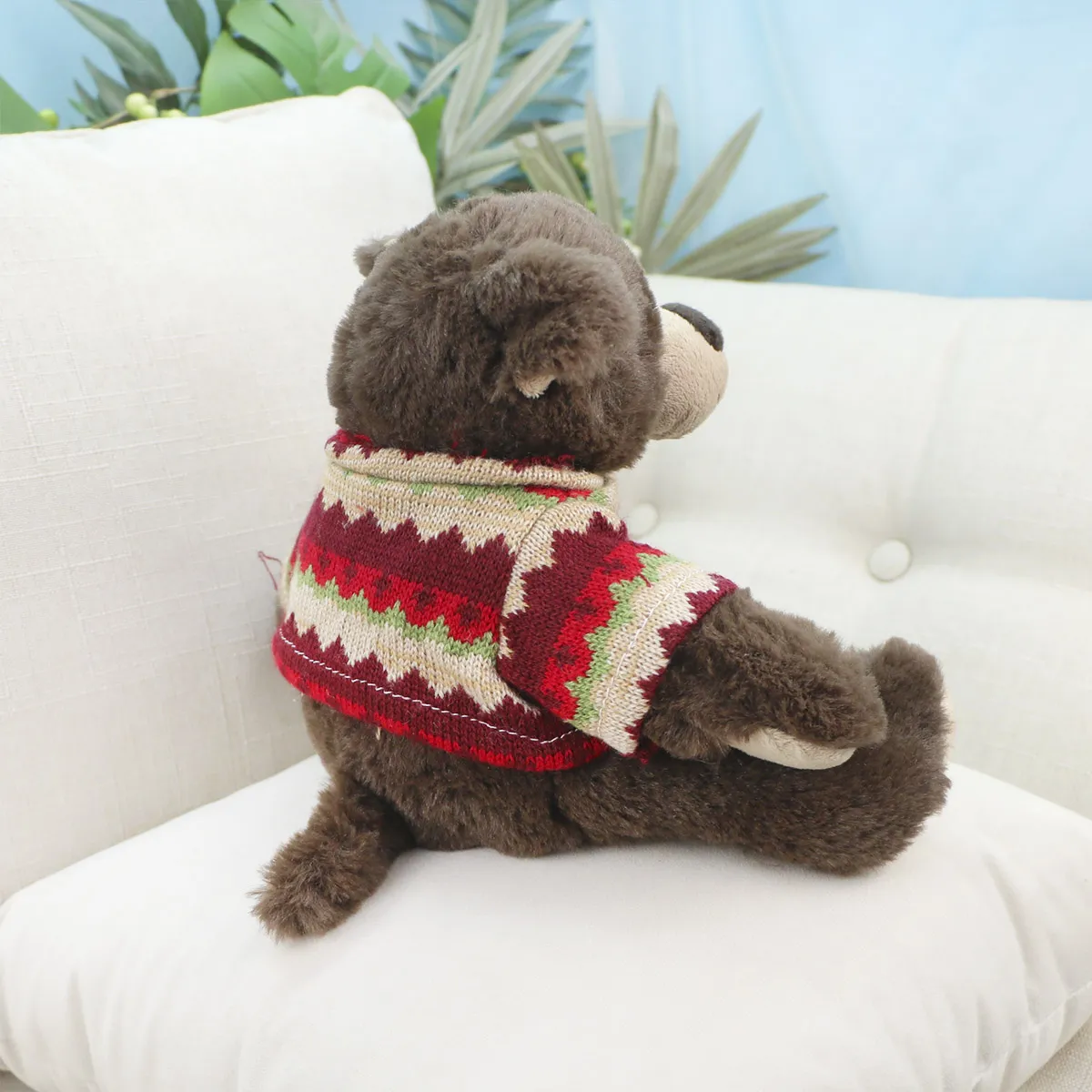 Медведь Бамси в свитере, 25 см (Коричневый) от plush.team