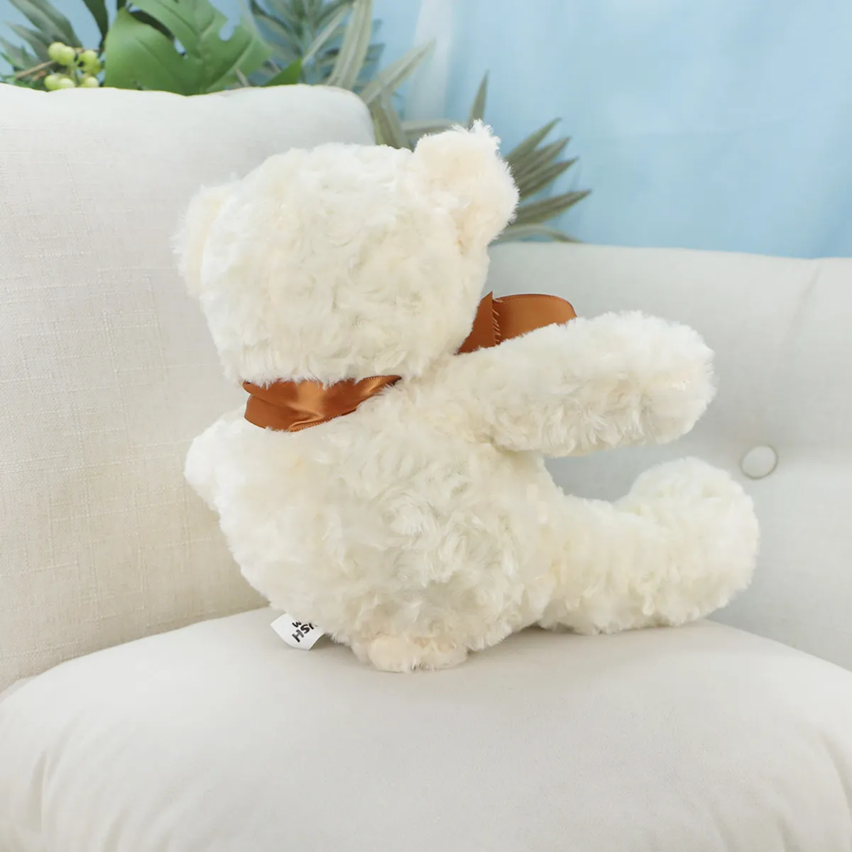 Мишка Коул, 35 см (Белый) от plush.team
