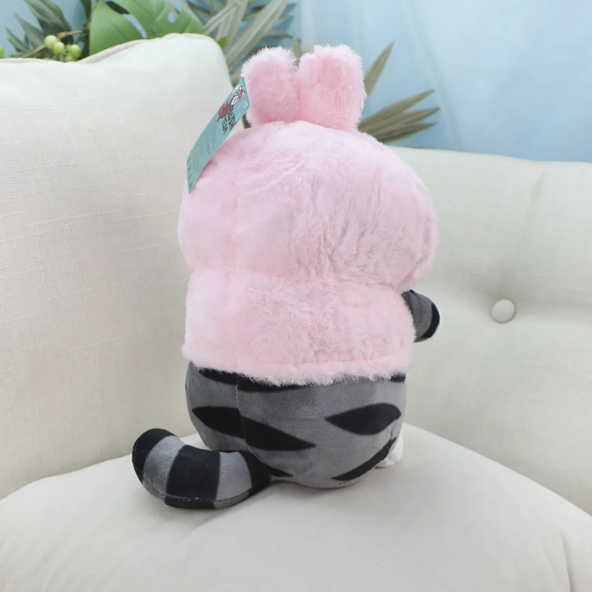 Кот на диете в пижаме кролика, 20 см от plush.team