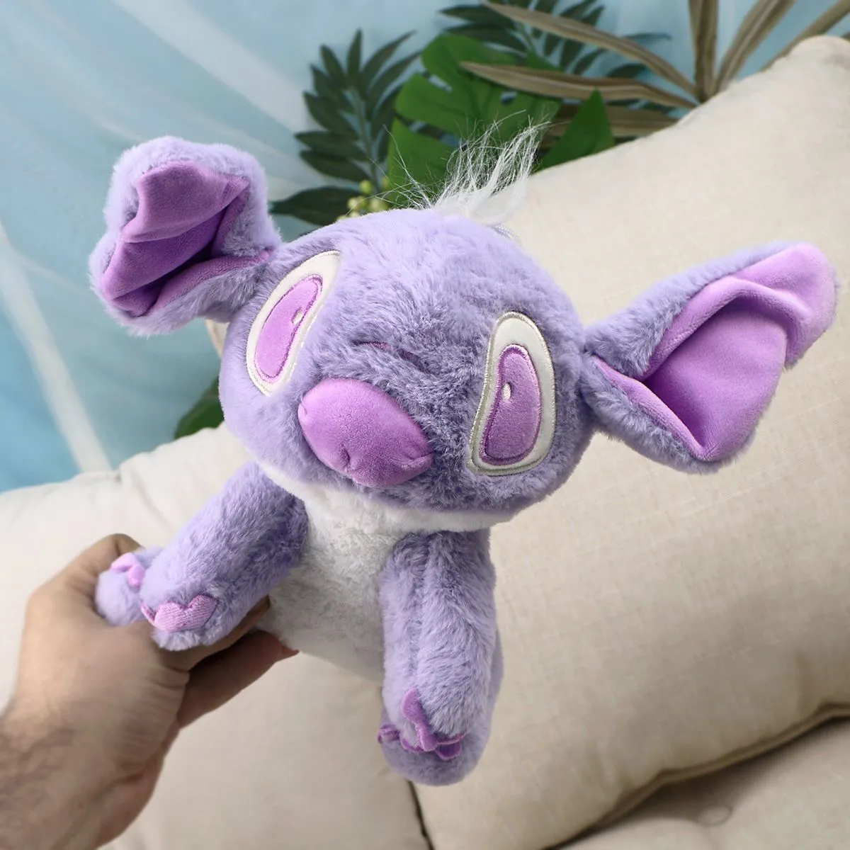 Стич фиолетовый с большими ушами, 23 см от plush.team