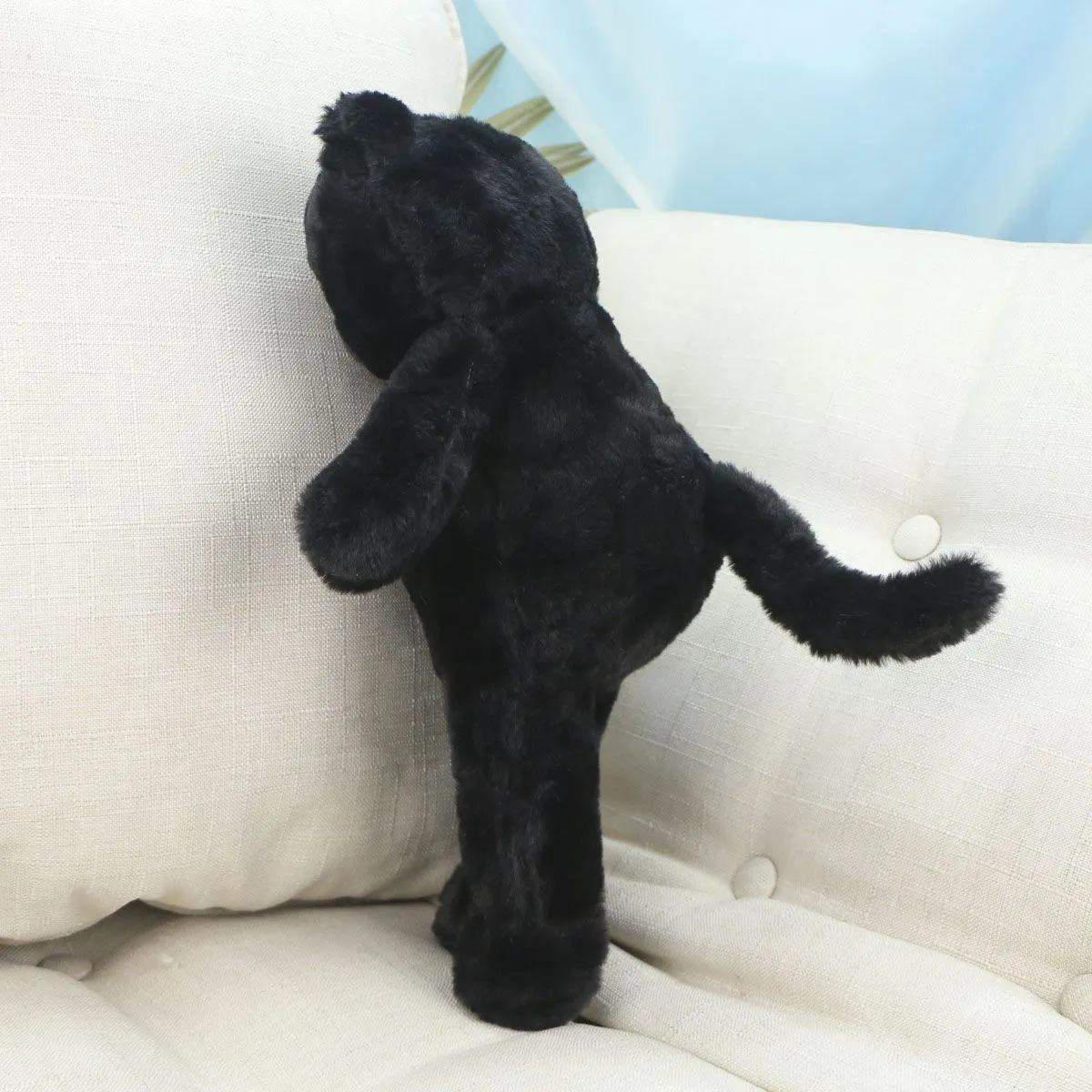 Кот пятнистый, 35 см (Черный) от plush.team