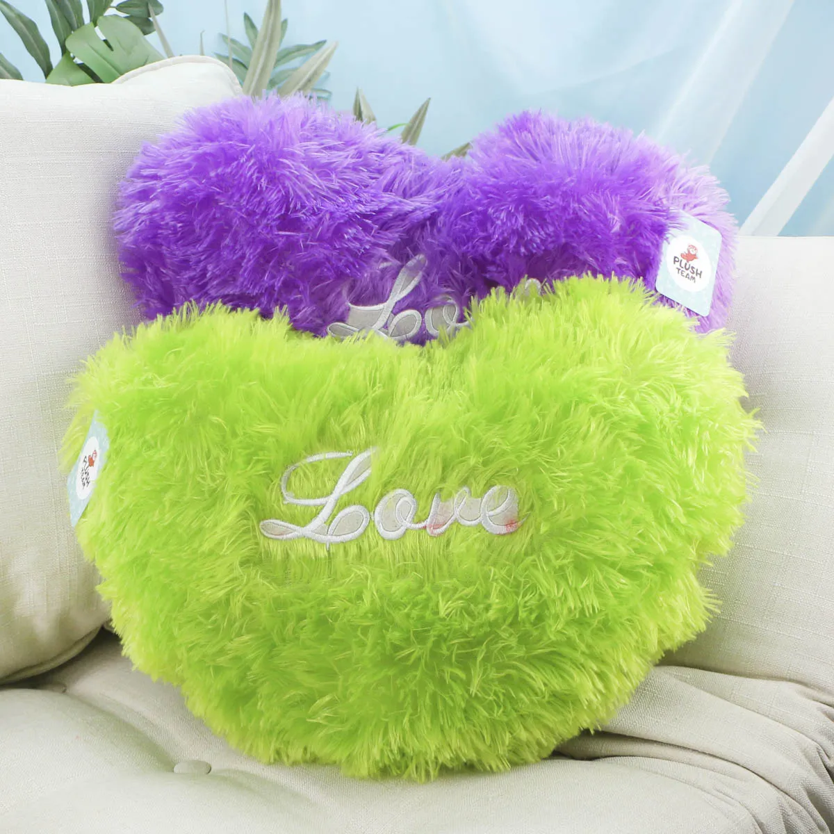 Декоративная подушка Сердце в ассортименте, 35х40 см от plush.team