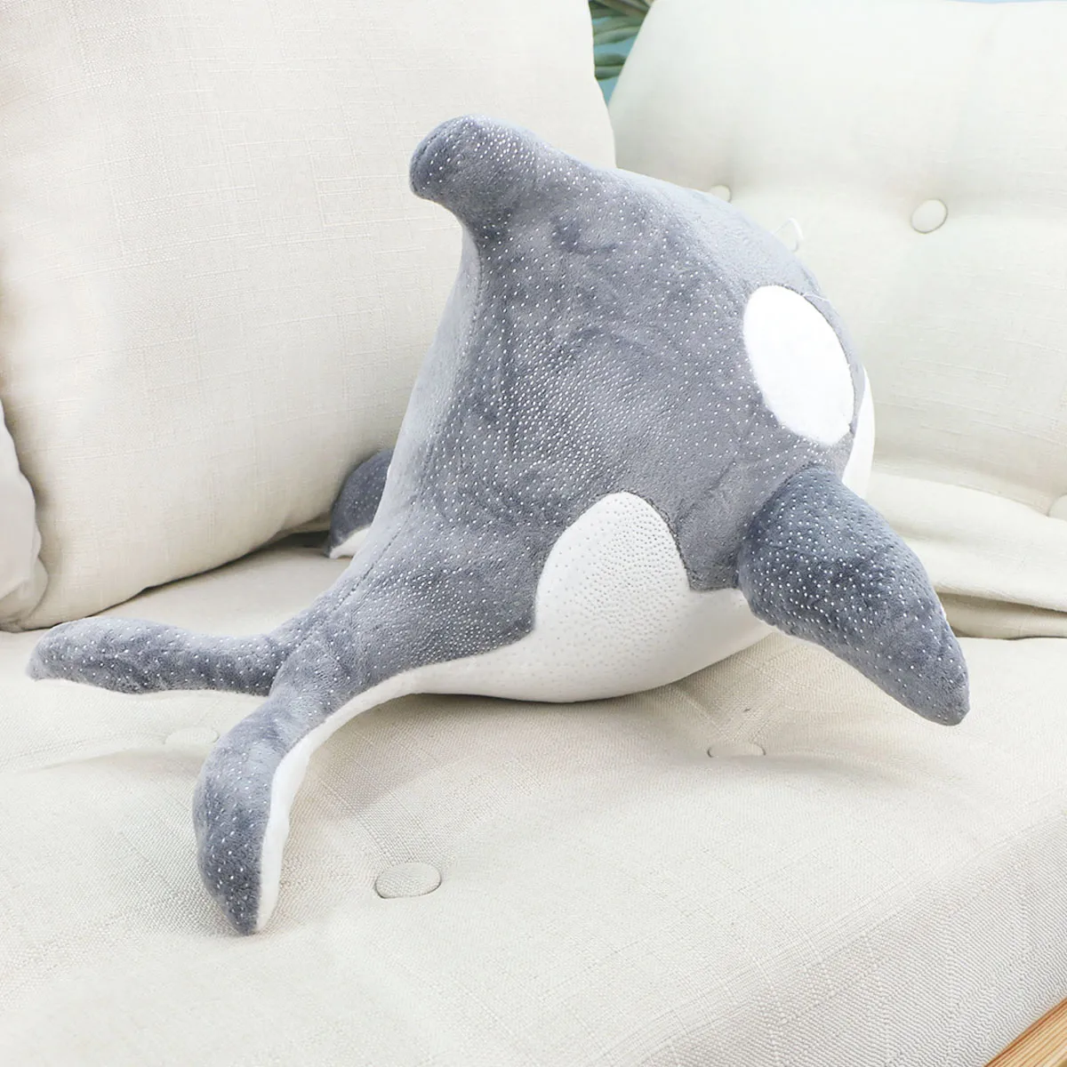 Кит с блестками, 40 см от plush.team