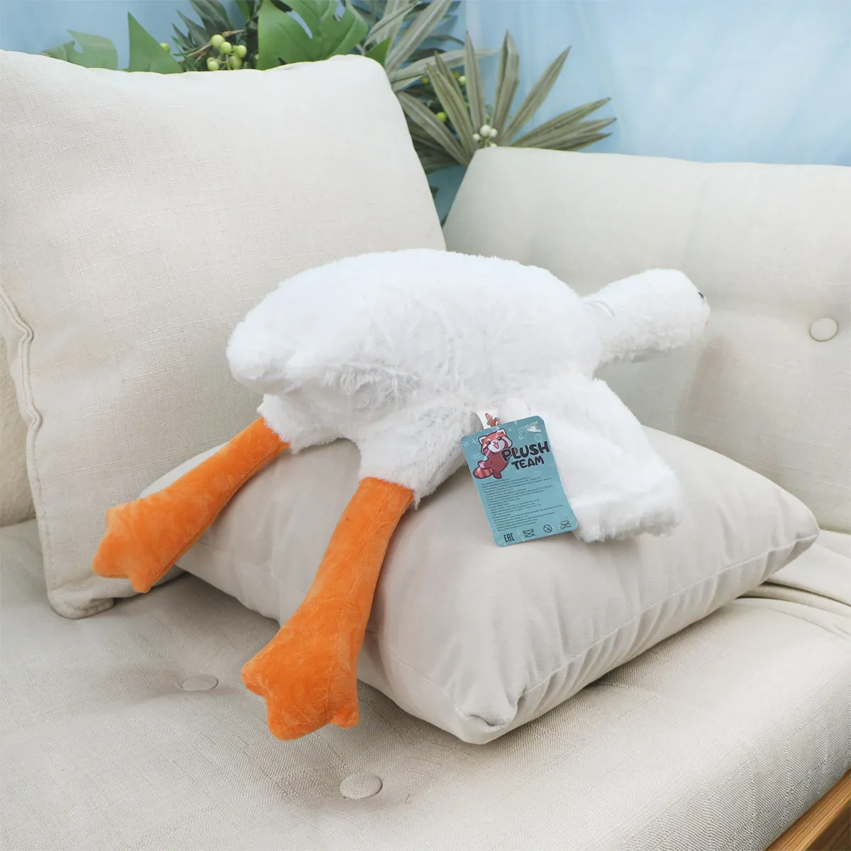 Гусь лежачий, 50(60) см от plush.team