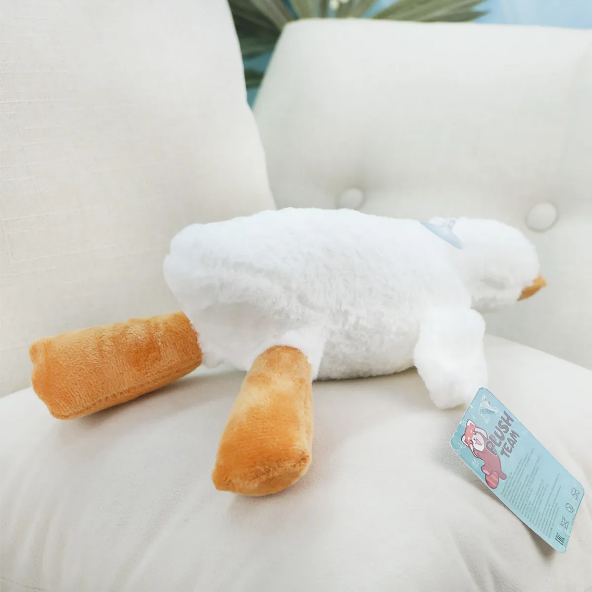 Гусь лежачий, 25 см от plush.team