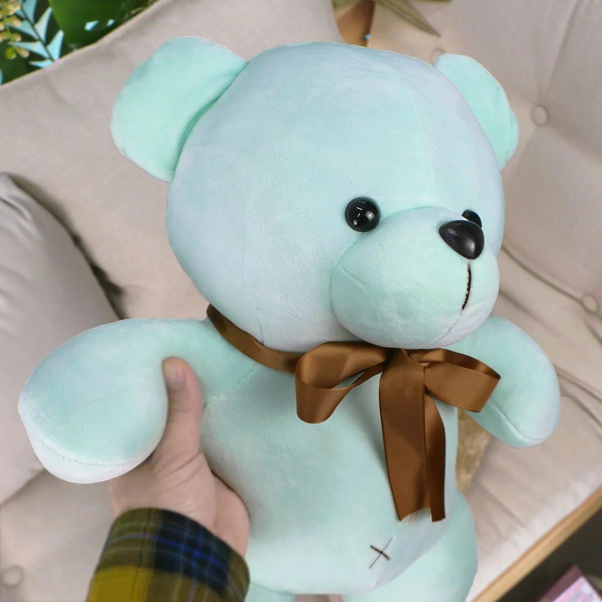 Мишка Тимби нежный, 45 см (Голубой) от plush.team