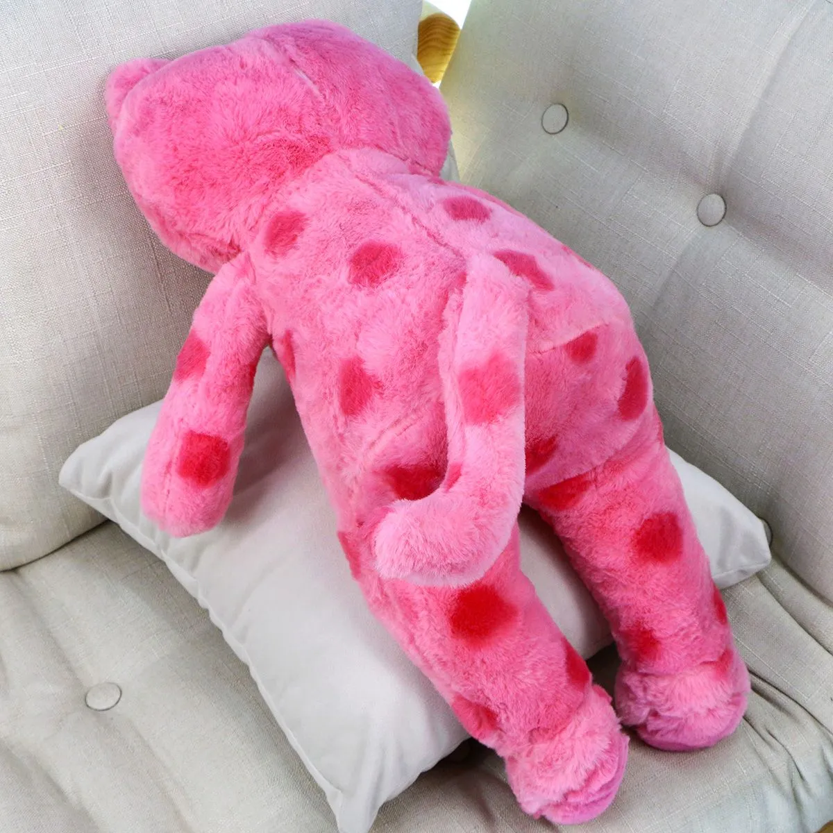 Кот пятнистый, 56 см (Розовый) от plush.team