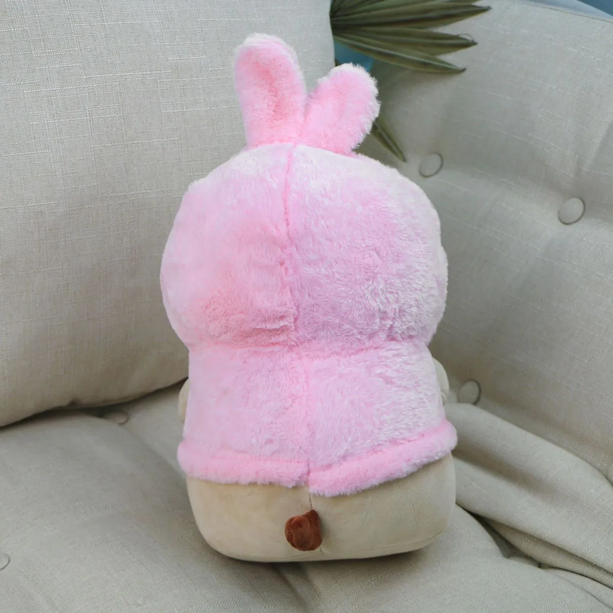 Мопс в пижаме кролика, 30 см от plush.team