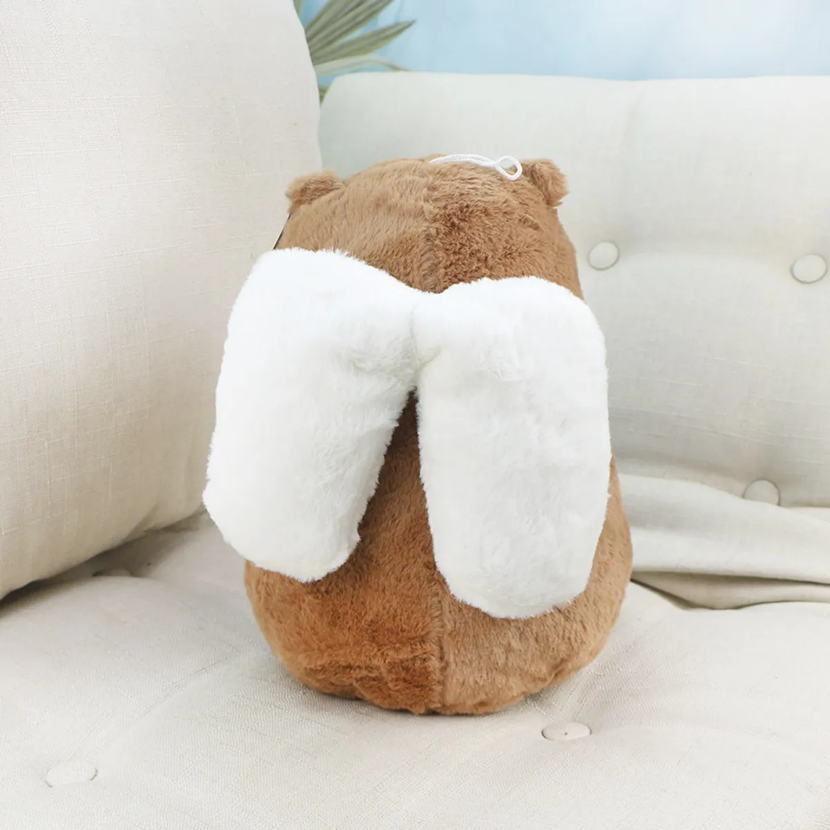 Мягкая игрушка, Капибара сидячая с сердцем, 28 см., 3+ от plush.team