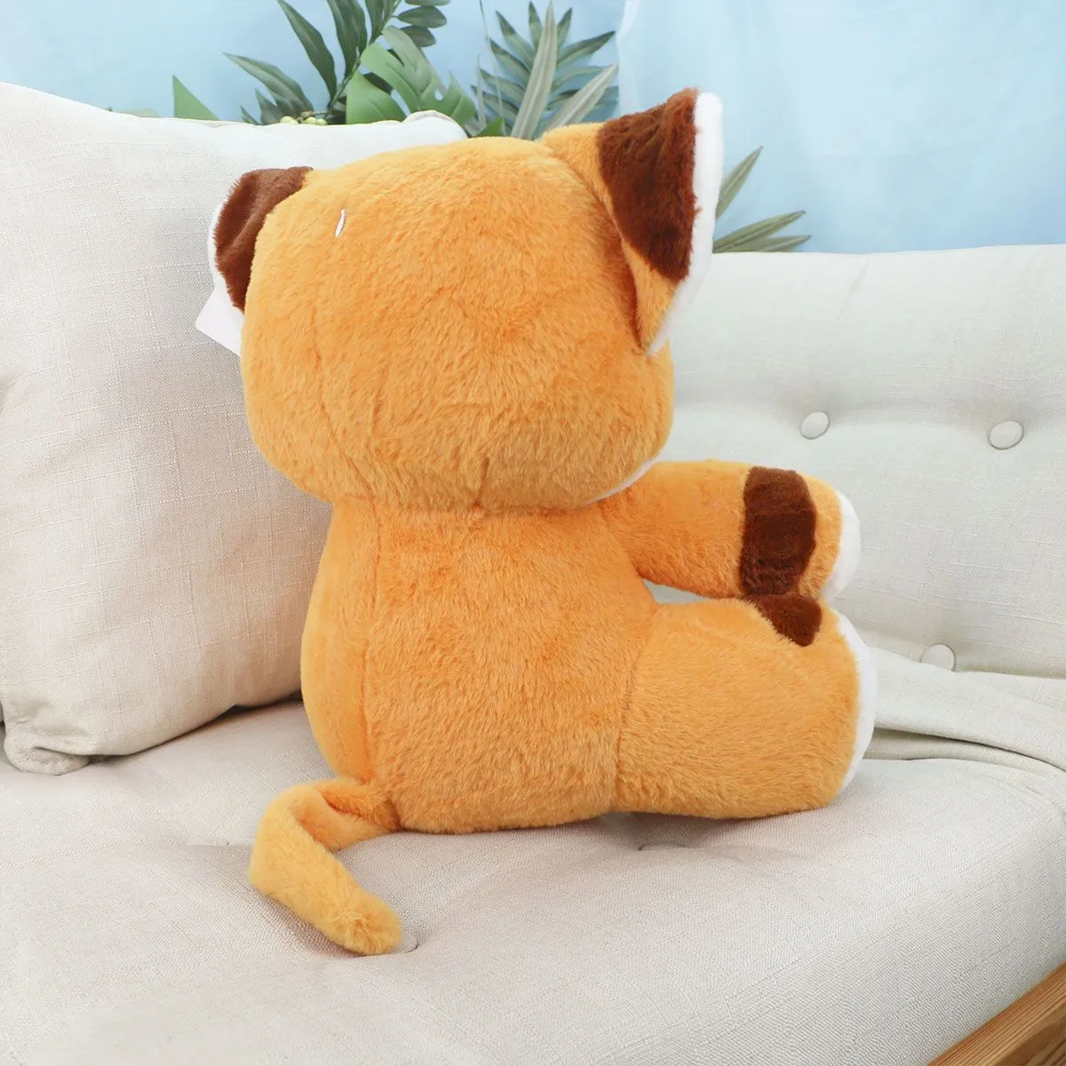 Кот сидячий с рогами, 40 см (Желтый) от plush.team
