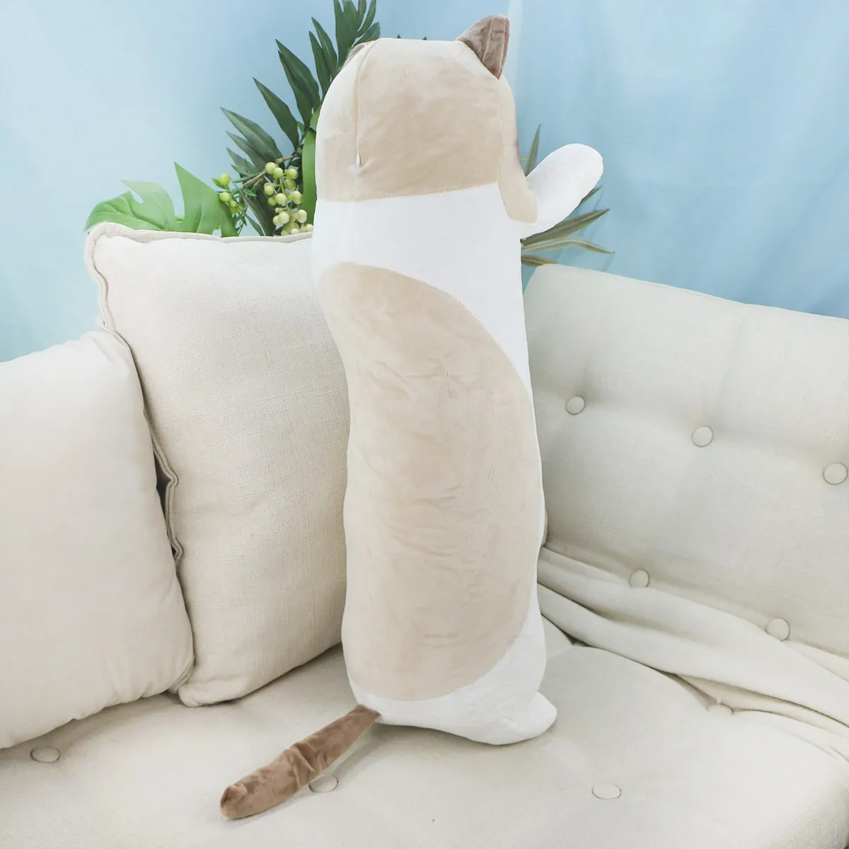 Кот Снежок обнимашка, 65 см от plush.team