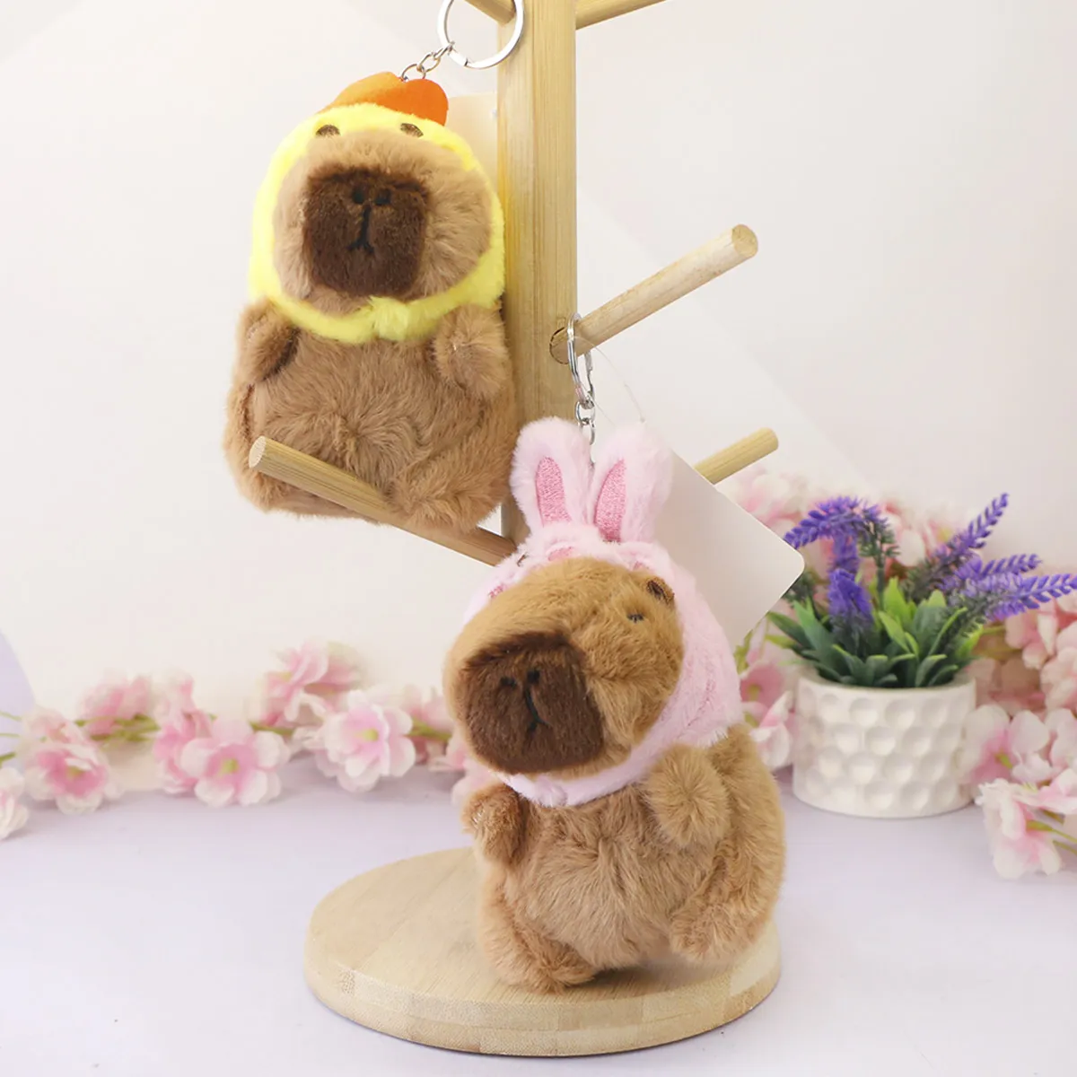 Мягкий брелок капибара микс 1, 14 см от plush.team