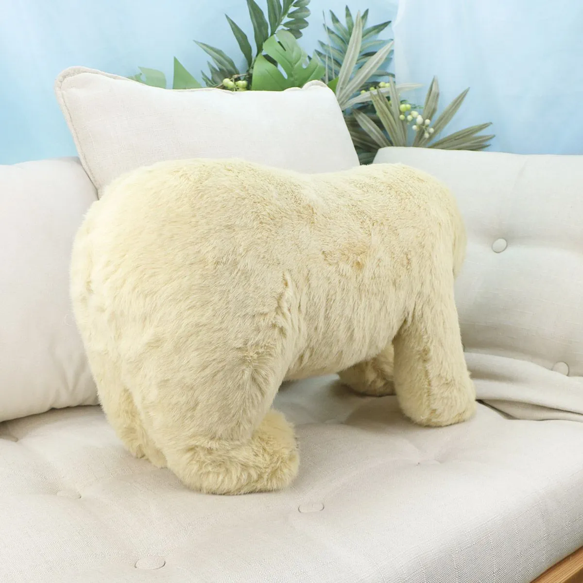 Медведь белый натуральный, 60 см от plush.team