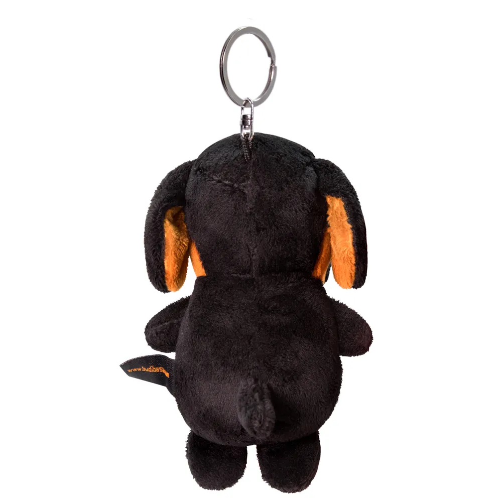 Собачка Ваксон с бантиком, игрушка с кольцом, 11 см ABB-017 от plush.team