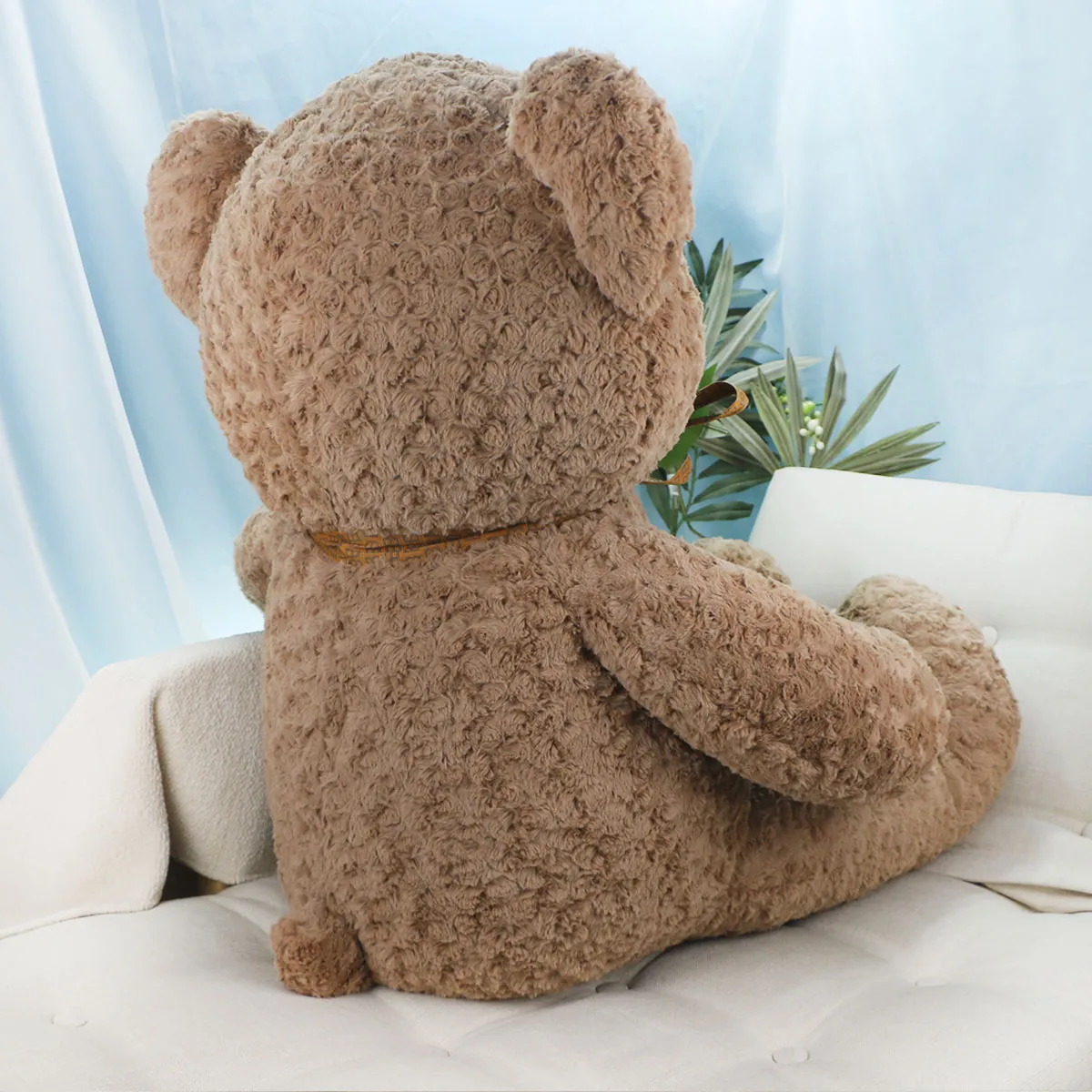 Медведь Жубер с вышивкой, 70(105) см (Коричневый) от plush.team