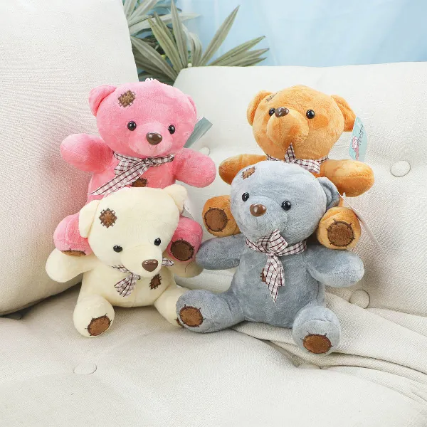 фото игрушки Мишка с заплаткой, 18 см