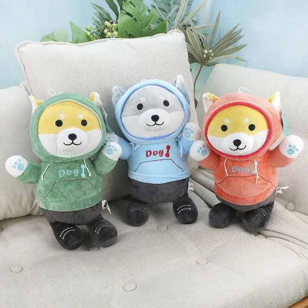 фото игрушки Мягкая игрушка, Собака корги в худи, 30 см., 3+