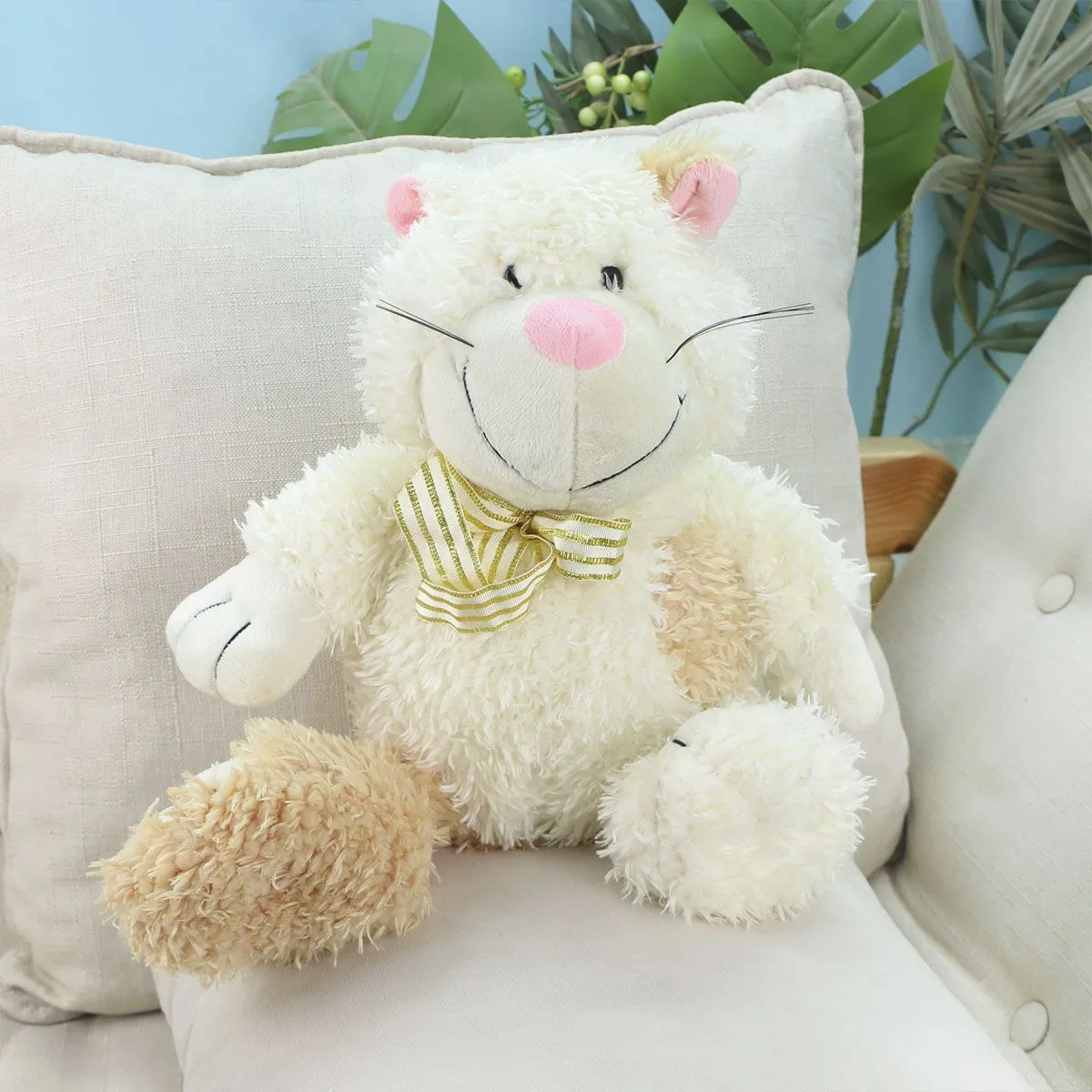 Кот Кузя махровый, 30(45) см от plush.team